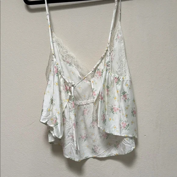 Aerie Floral Skirt Set - Cream and Pink - Picture 5 of 5